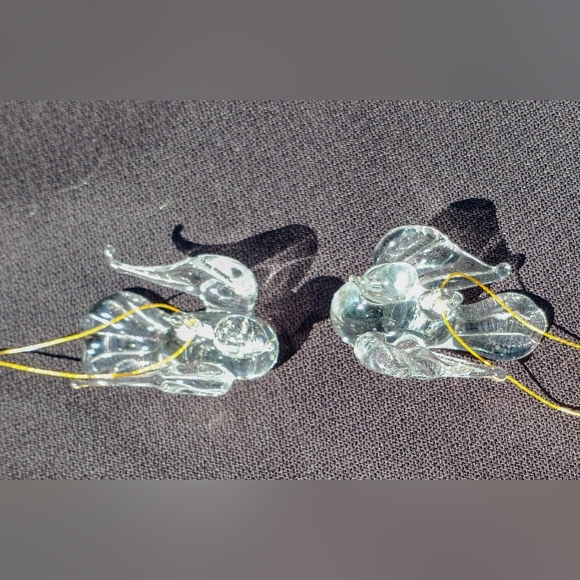 Beidermann Vintage Glass Mini Candle Holders - Vintage Crystal Doves - Picture 7 of 11